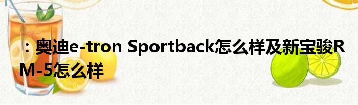 ：奥迪e-tron Sportback怎么样及新宝骏RM-5怎么样