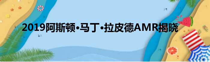 2019阿斯顿·马丁·拉皮德AMR揭晓