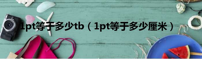 1pt等于多少tb（1pt等于多少厘米）