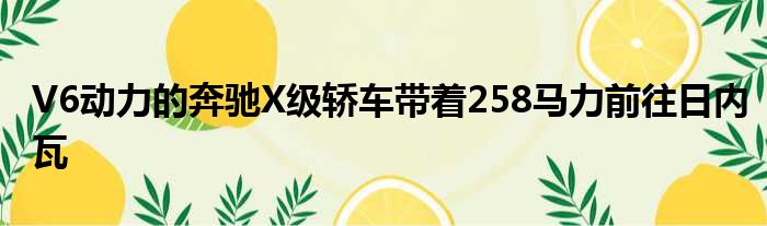 V6动力的奔驰X级轿车带着258马力前往日内瓦