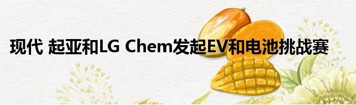 现代 起亚和LG Chem发起EV和电池挑战赛