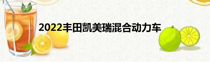 2022丰田凯美瑞混合动力车