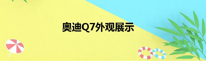 奥迪Q7外观展示