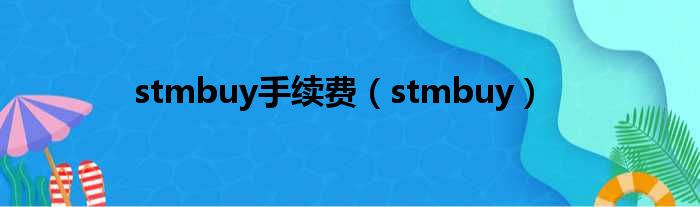 stmbuy手续费（stmbuy）