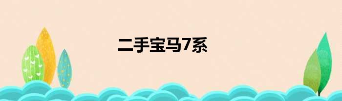 二手宝马7系