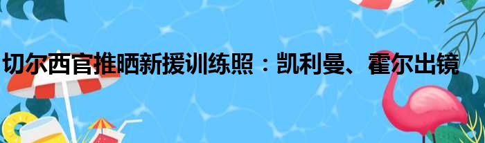 切尔西官推晒新援训练照：凯利曼、霍尔出镜