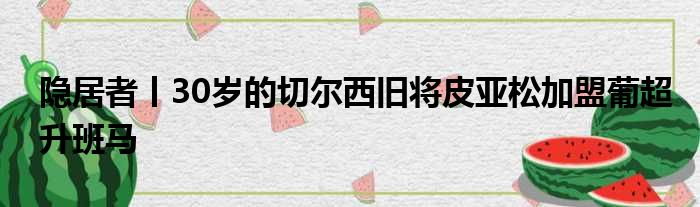 隐居者丨30岁的切尔西旧将皮亚松加盟葡超升班马