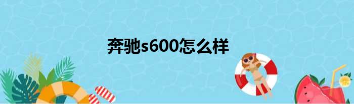 奔驰s600怎么样