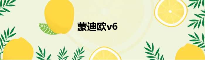 蒙迪欧v6