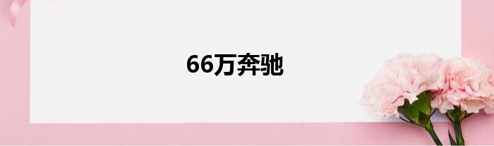 66万奔驰