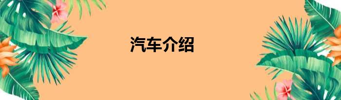 汽车介绍