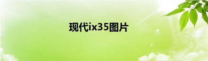 现代ix35图片